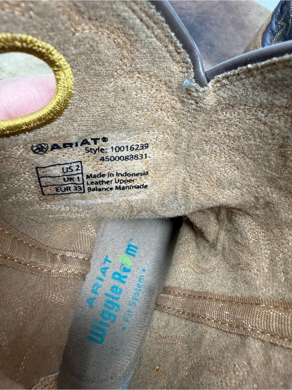 Ariat Kids' Heritage Roughstock Western Boots Sz 2 (QFGLCA)